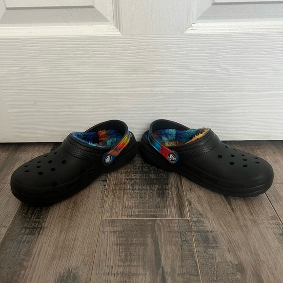 Crocs Unisex-Child Classic Lined Spray Dye Clog - Picture 3 of 6